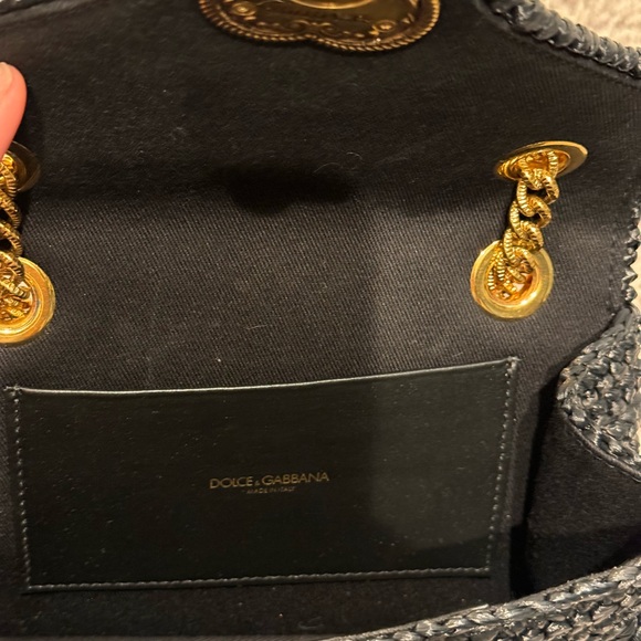 Dolce & Gabbana Devotion Raffia Bag - Picture 4 of 4
